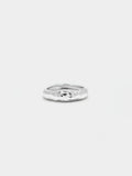 Anillo Irregular - Baño De Plata