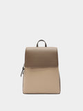 Mochila Color Block Con Solapa