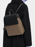 Mochila Color Block Con Solapa