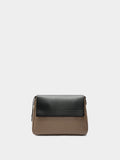 Bolso Bandolera Color Block Con Solapa