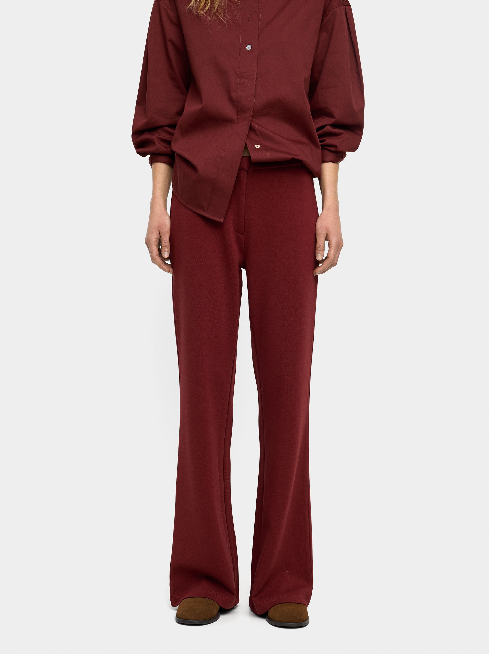 Pantalón De Mezcla De Algodón