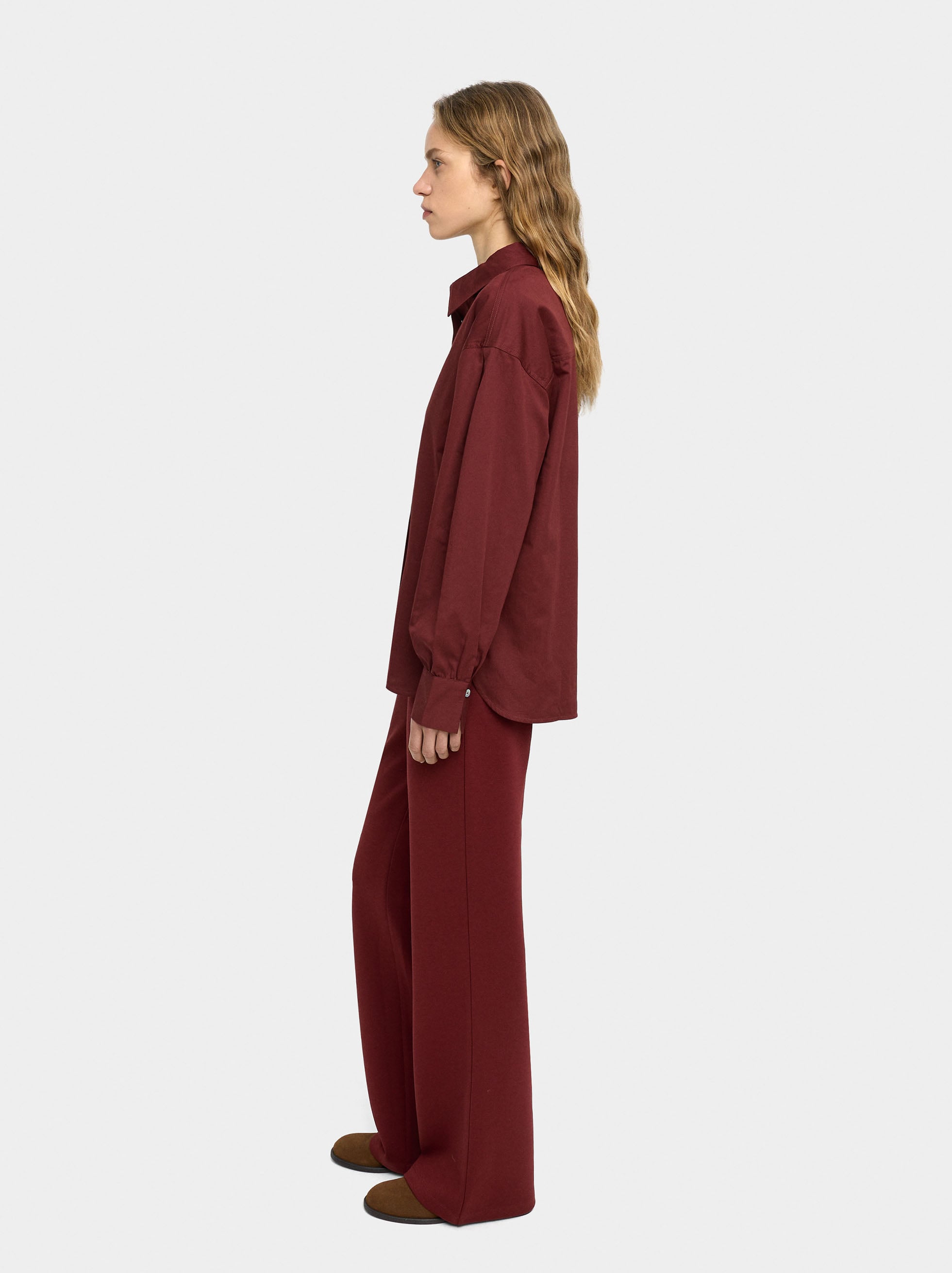Pantalón De Mezcla De Algodón