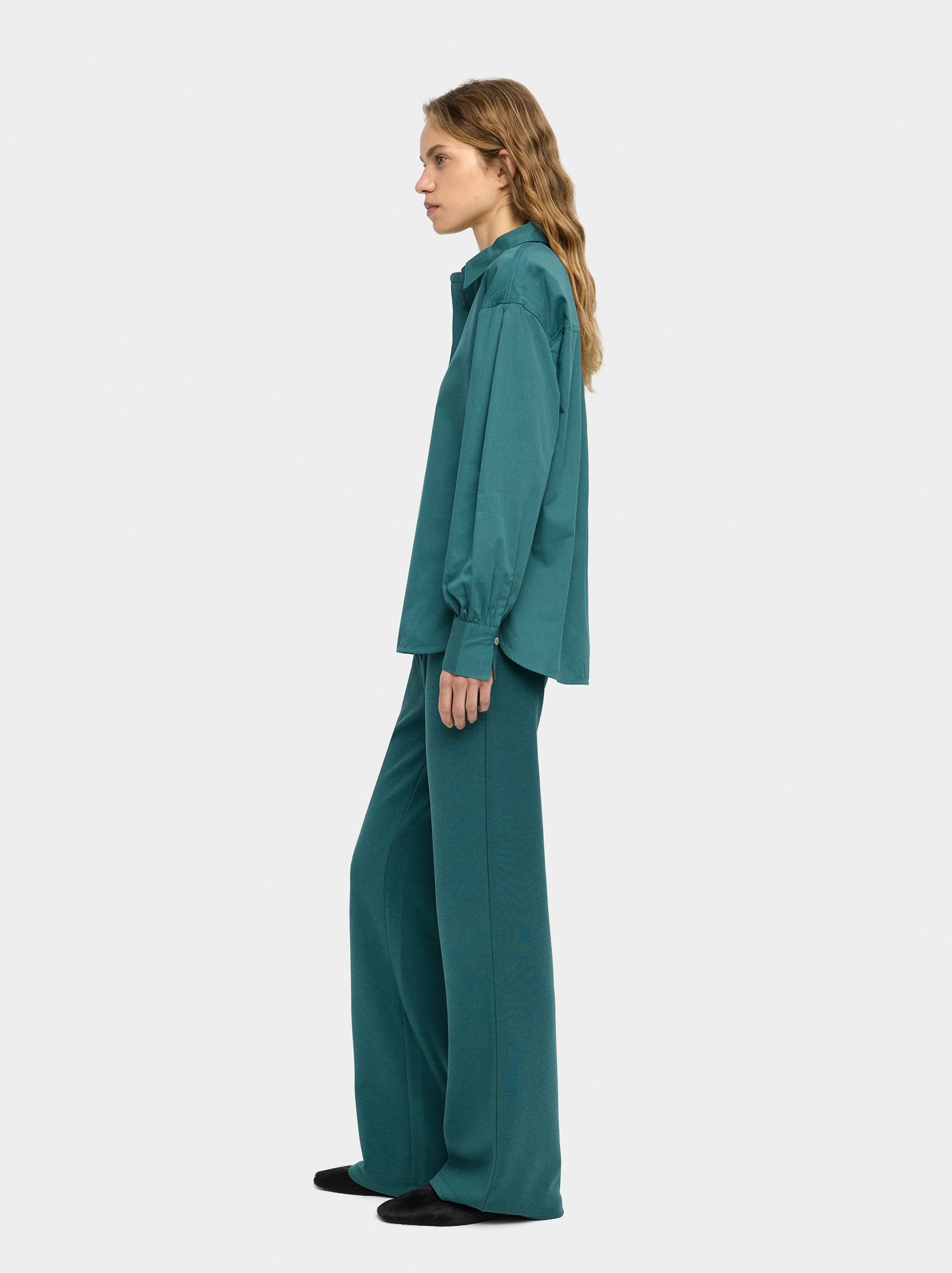 Pantalón De Mezcla De Algodón