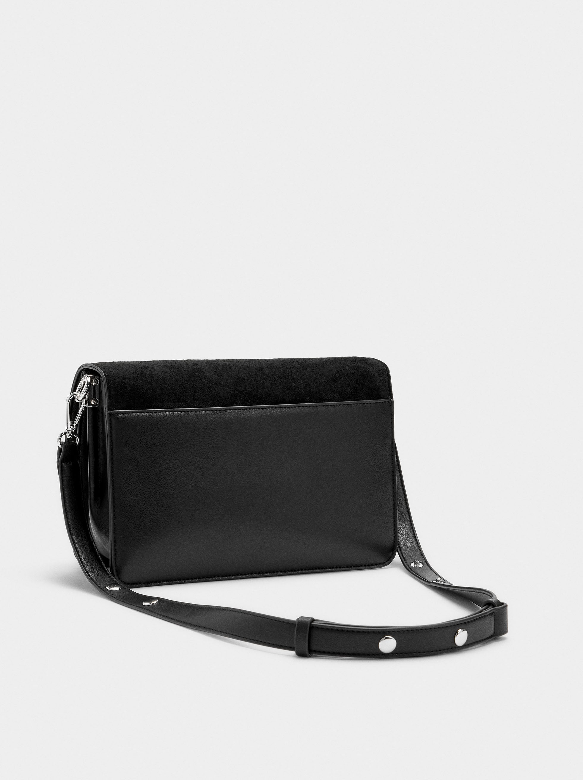 Bolso Bandolera Con Solapa