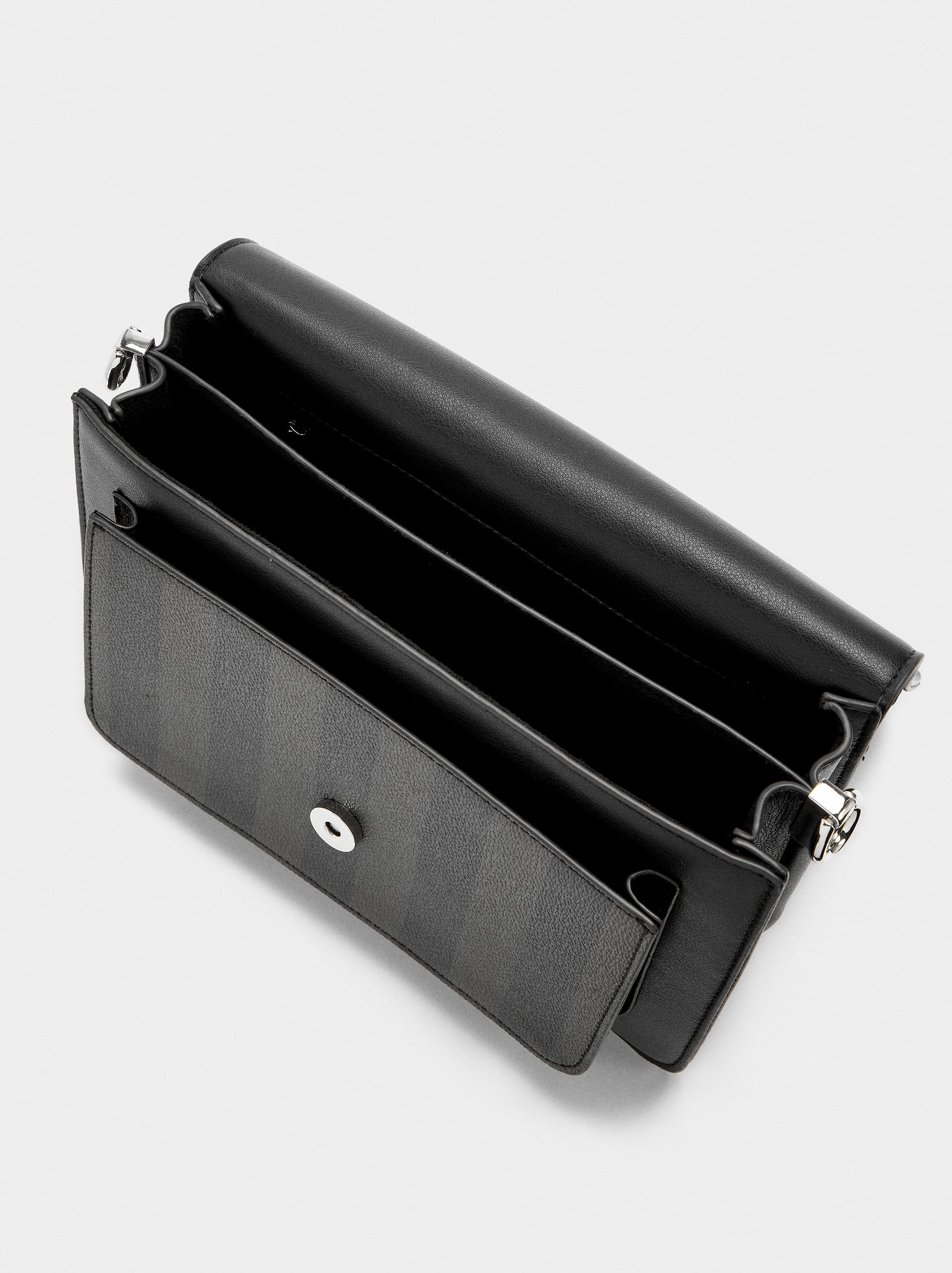 Bolso Bandolera Con Solapa