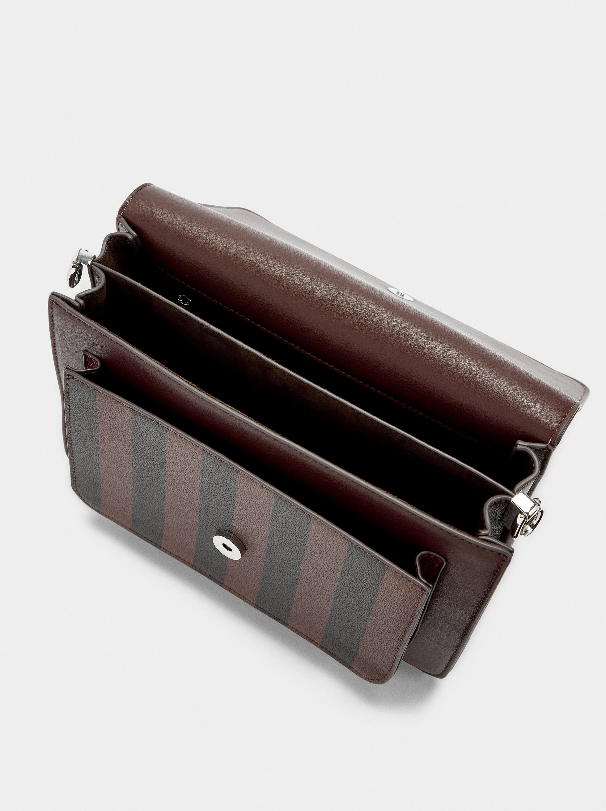 Bolso Bandolera Con Solapa