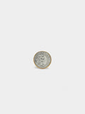 Anillo Bicolor Con Moneda
