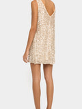 Vestido Corto De Lentejuelas