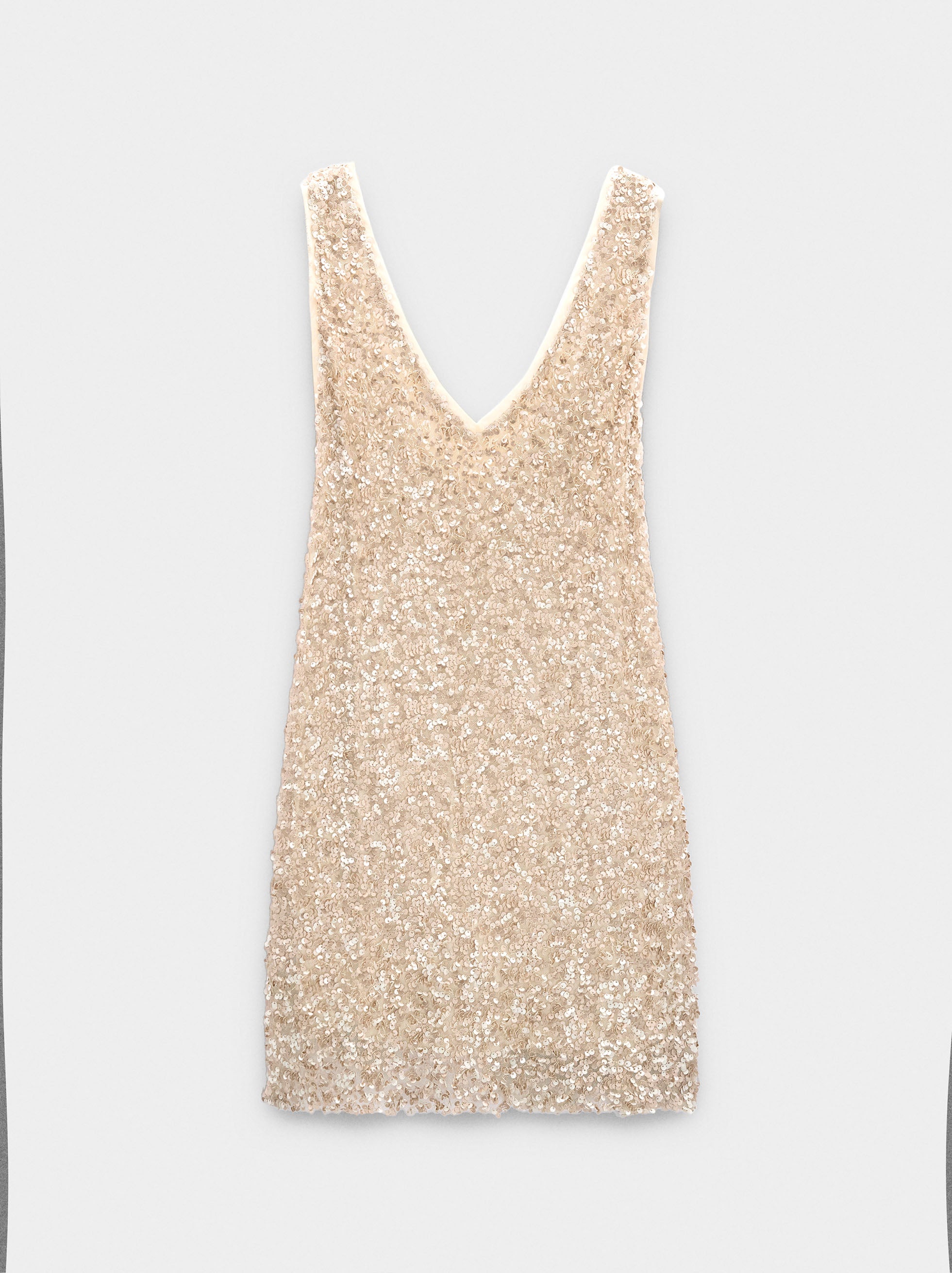 Vestido Corto De Lentejuelas