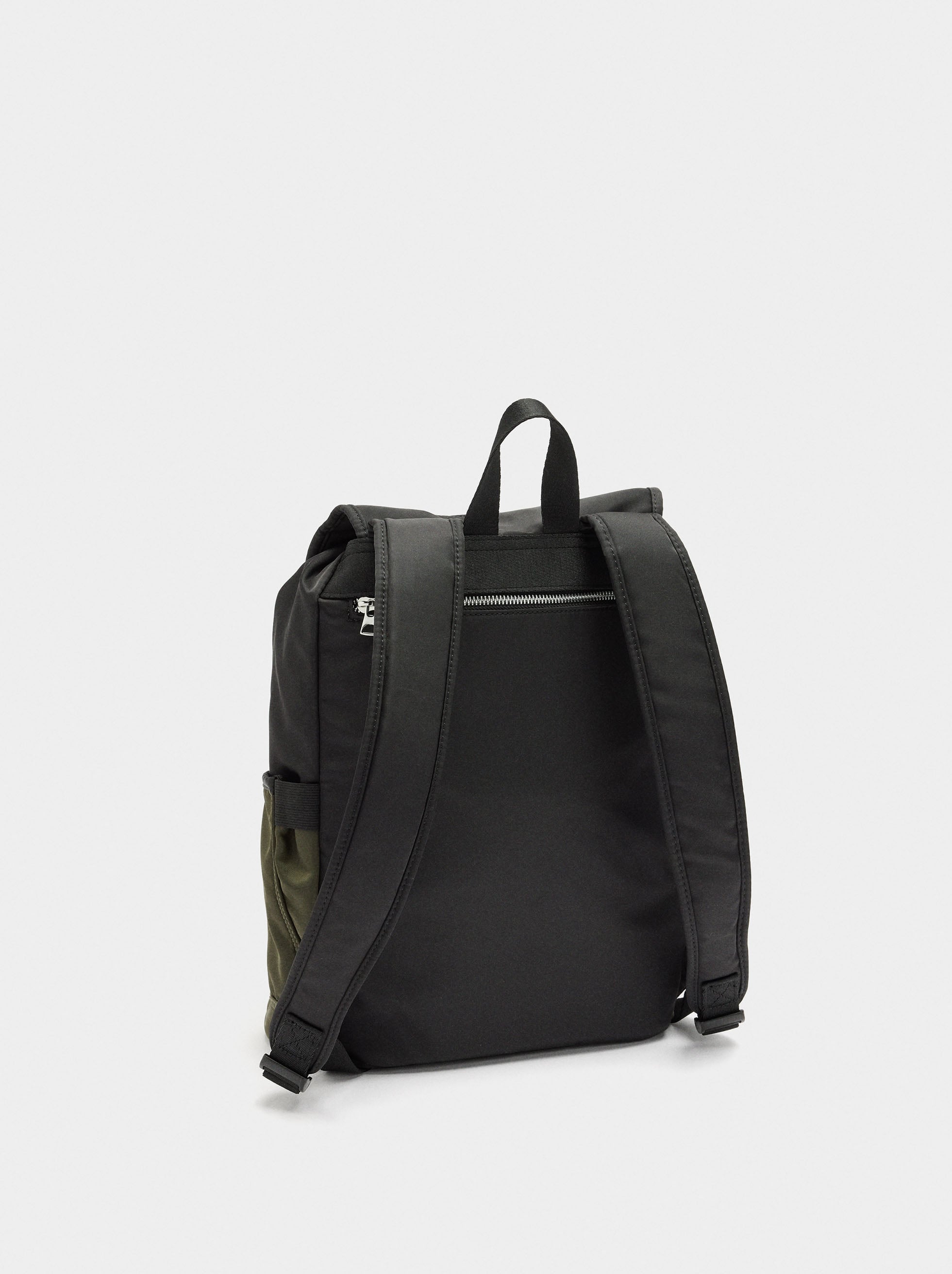 Mochila Color Block De Nylon Para Portátil 15"