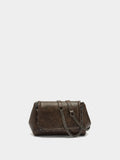 Bolso De Hombro Con Solapa Y Tachuelas