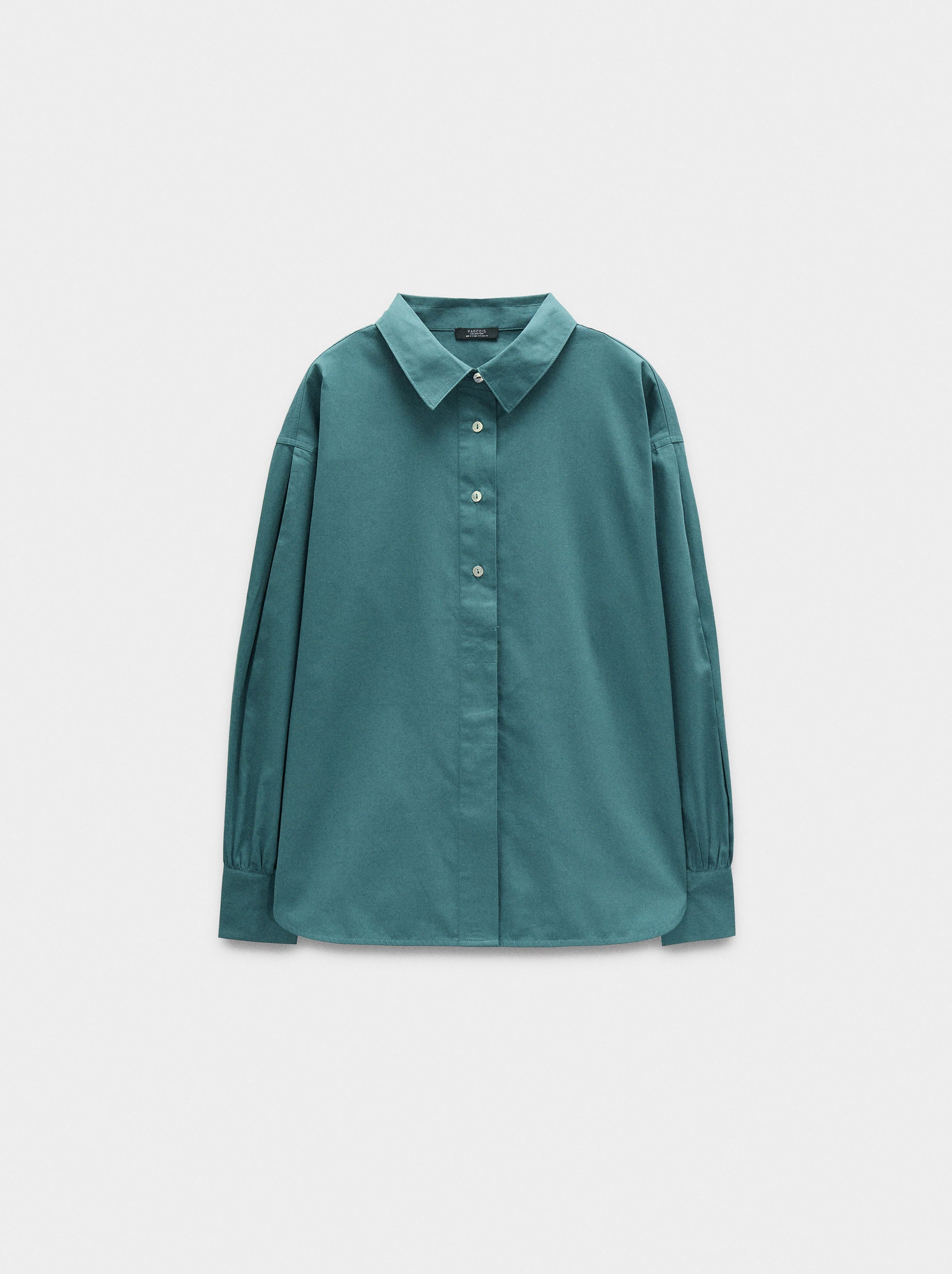 Camisa De Manga Larga 100% Algodón