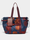 Bolso De Fin De Semana De Nylon Reversible
