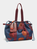 Bolso De Fin De Semana De Nylon Reversible