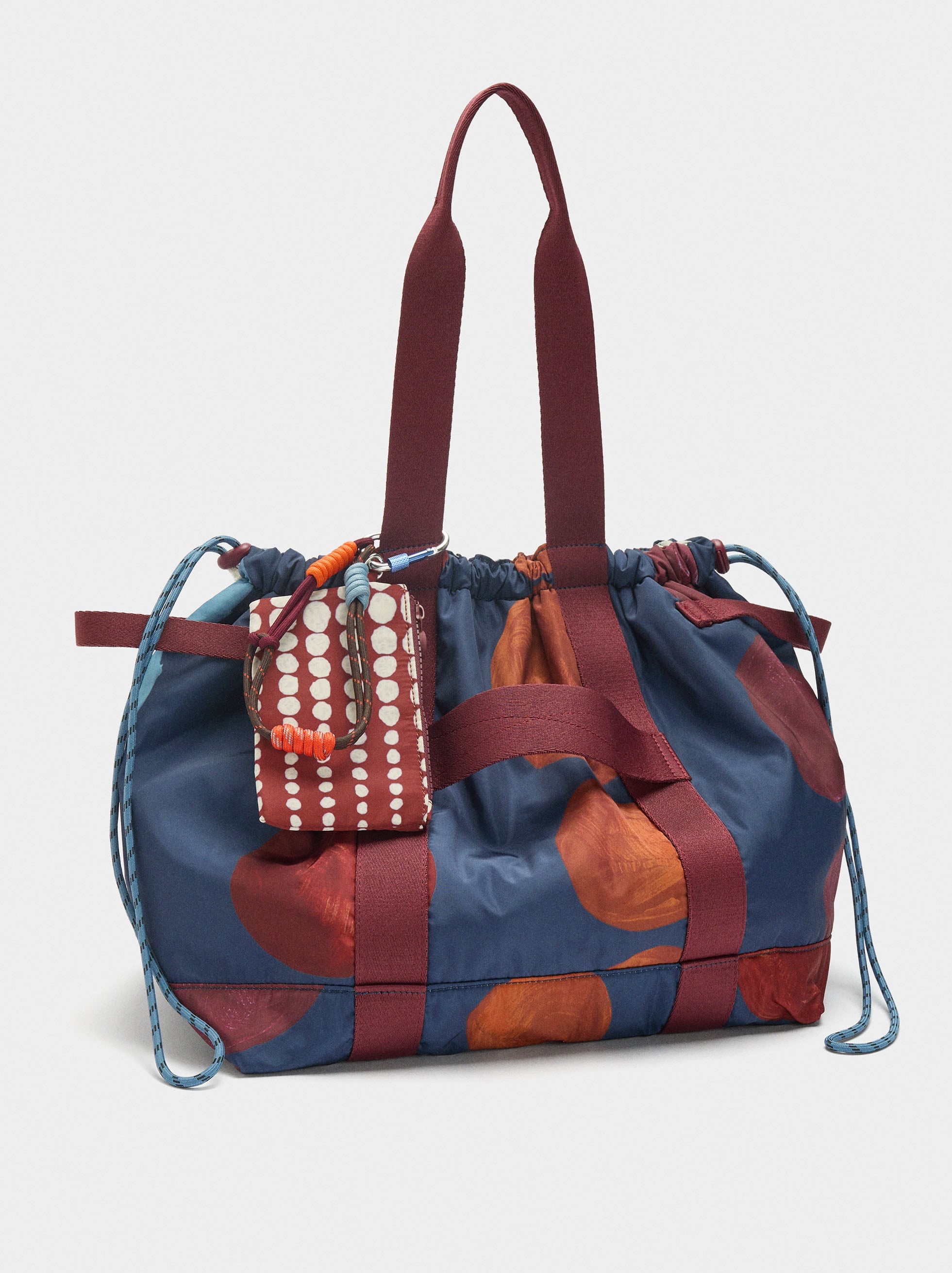 Bolso De Fin De Semana De Nylon Reversible