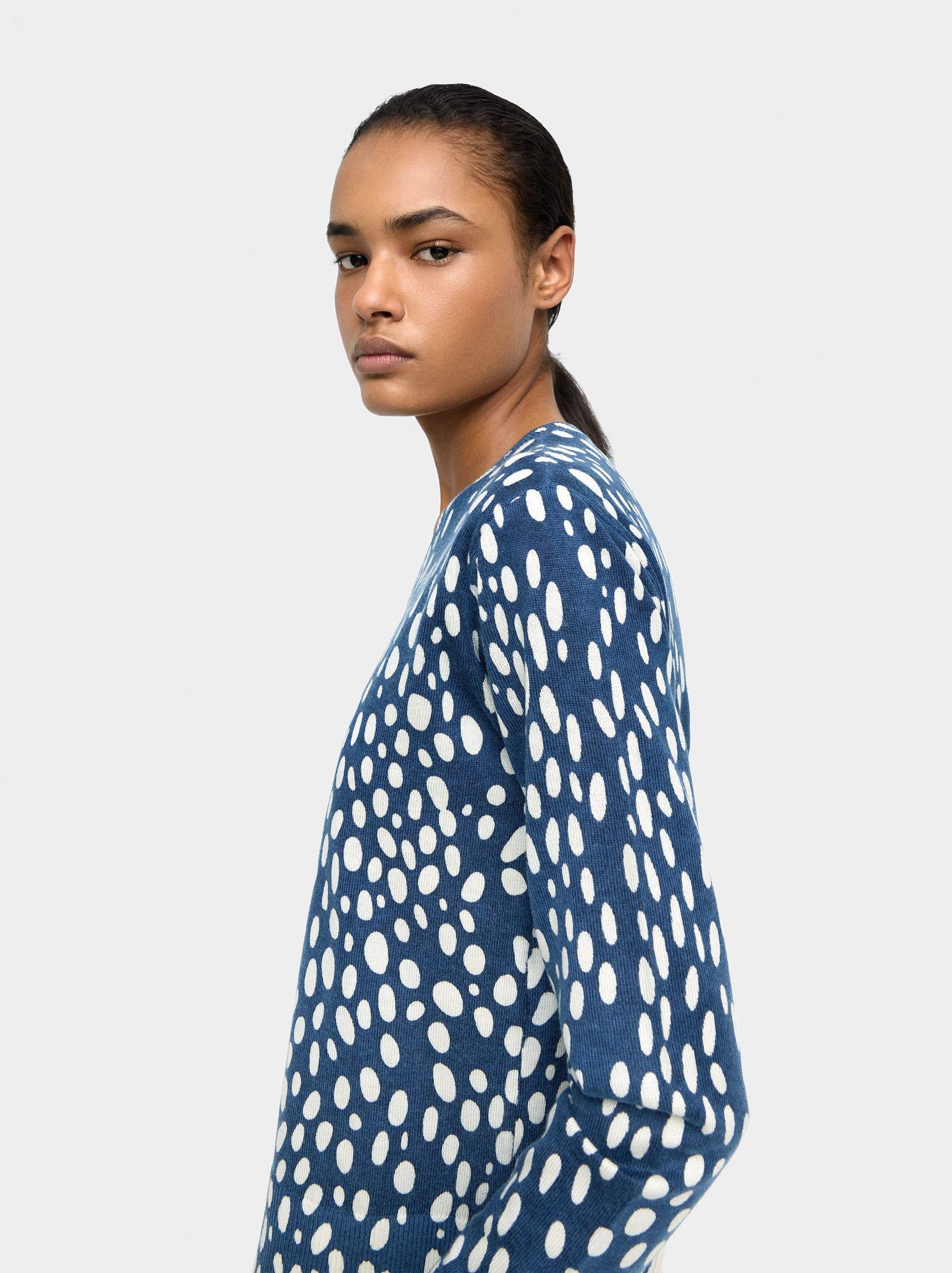 Jersey De Punto Estampado