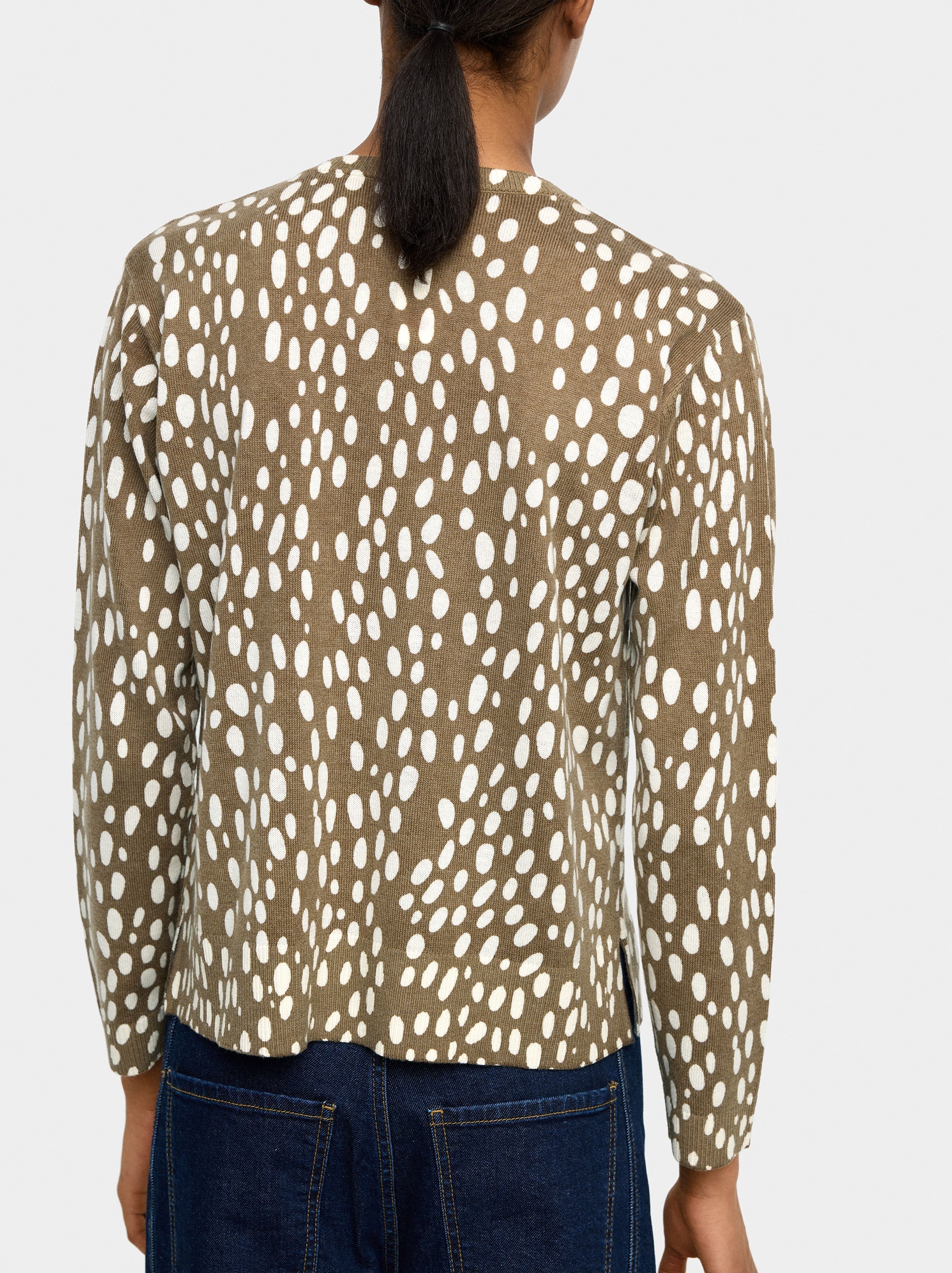 Jersey De Punto Estampado