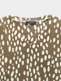 Jersey De Punto Estampado