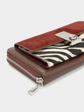 Cartera Detalles De Piel Con Solapa
