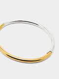 Pulsera Tubular Bicolor - Acero Inoxidable