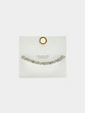 Pulsera Tubular Con Eslabones Entrelazados - Acero Inoxidable