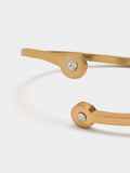 Pulsera Abierta Con Cristales