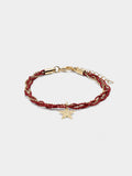 Pulsera Con Cordón Charm De Estrella