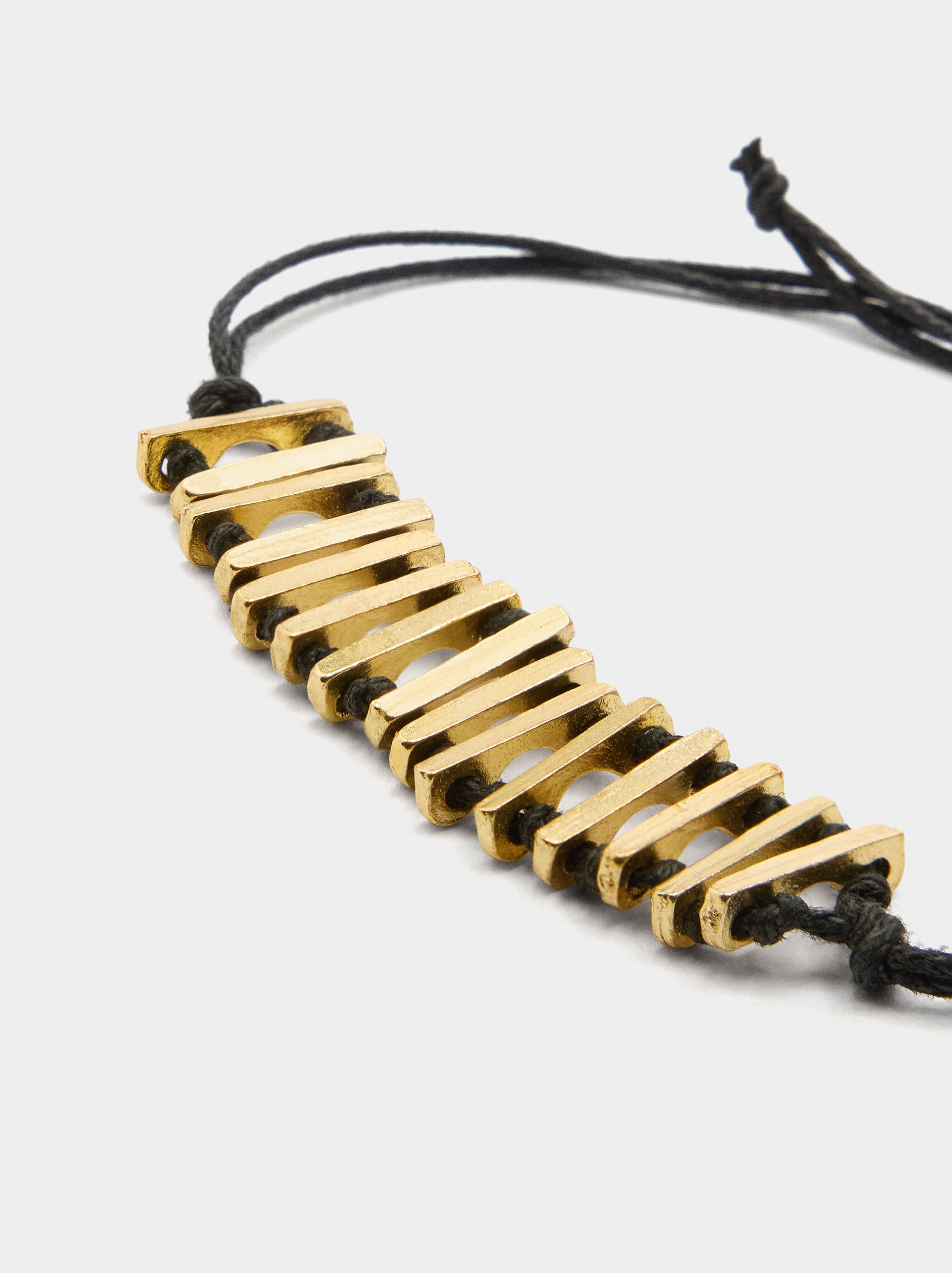 Pulsera Ajustable Con Barras