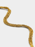 Pulsera Tubular Con Cadena Entrelazada