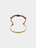 Pulsera Rígida Con Cordón Ajustable
