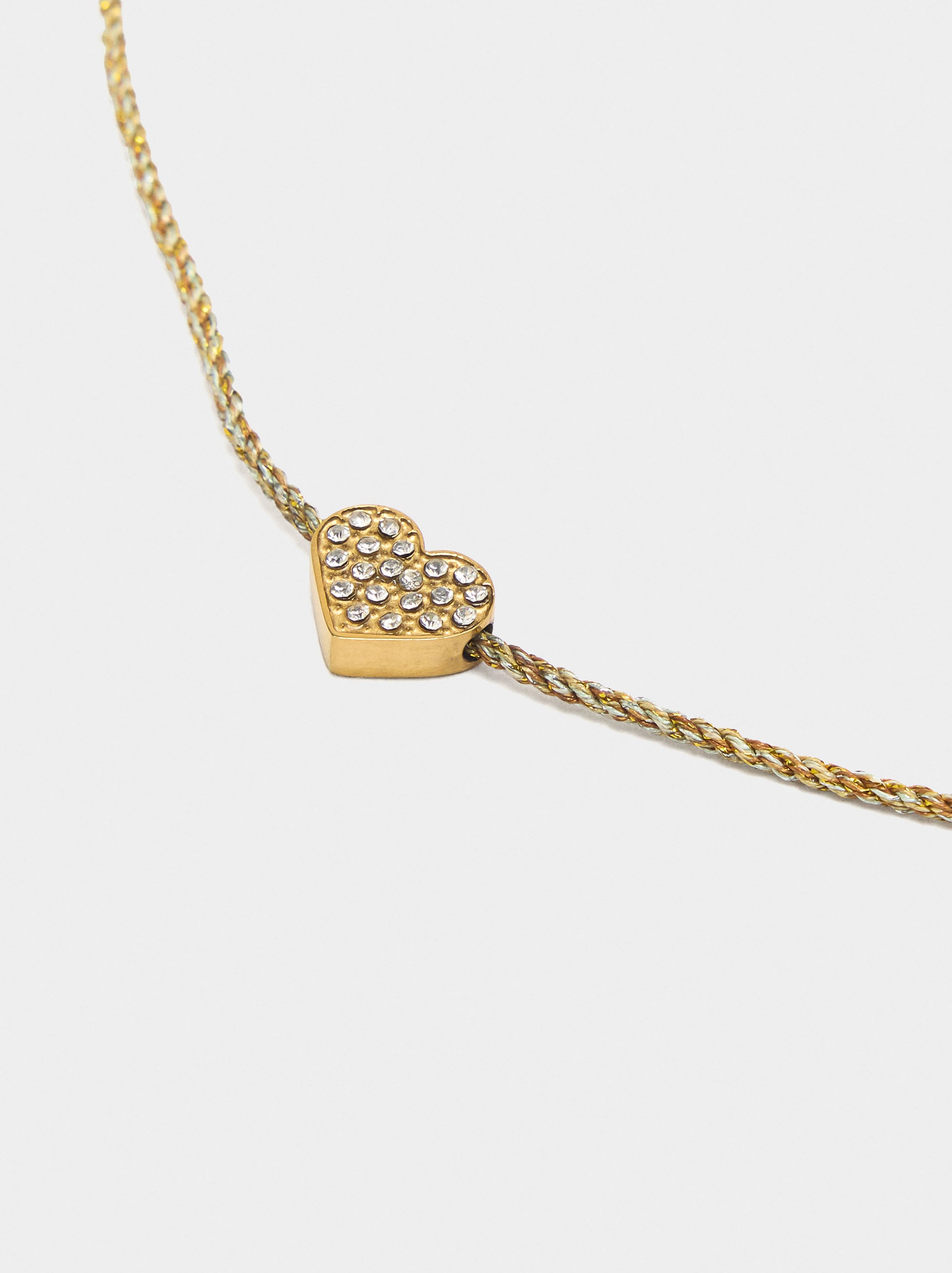 Pulsera Ajustable Con Corazón