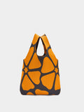 Bolsa De Punto Con Estampado Floral
