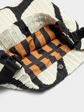 Bolso De Hombro De Nylon Estampado Con Pliegues