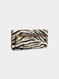 Cartera De Piel Contraste L