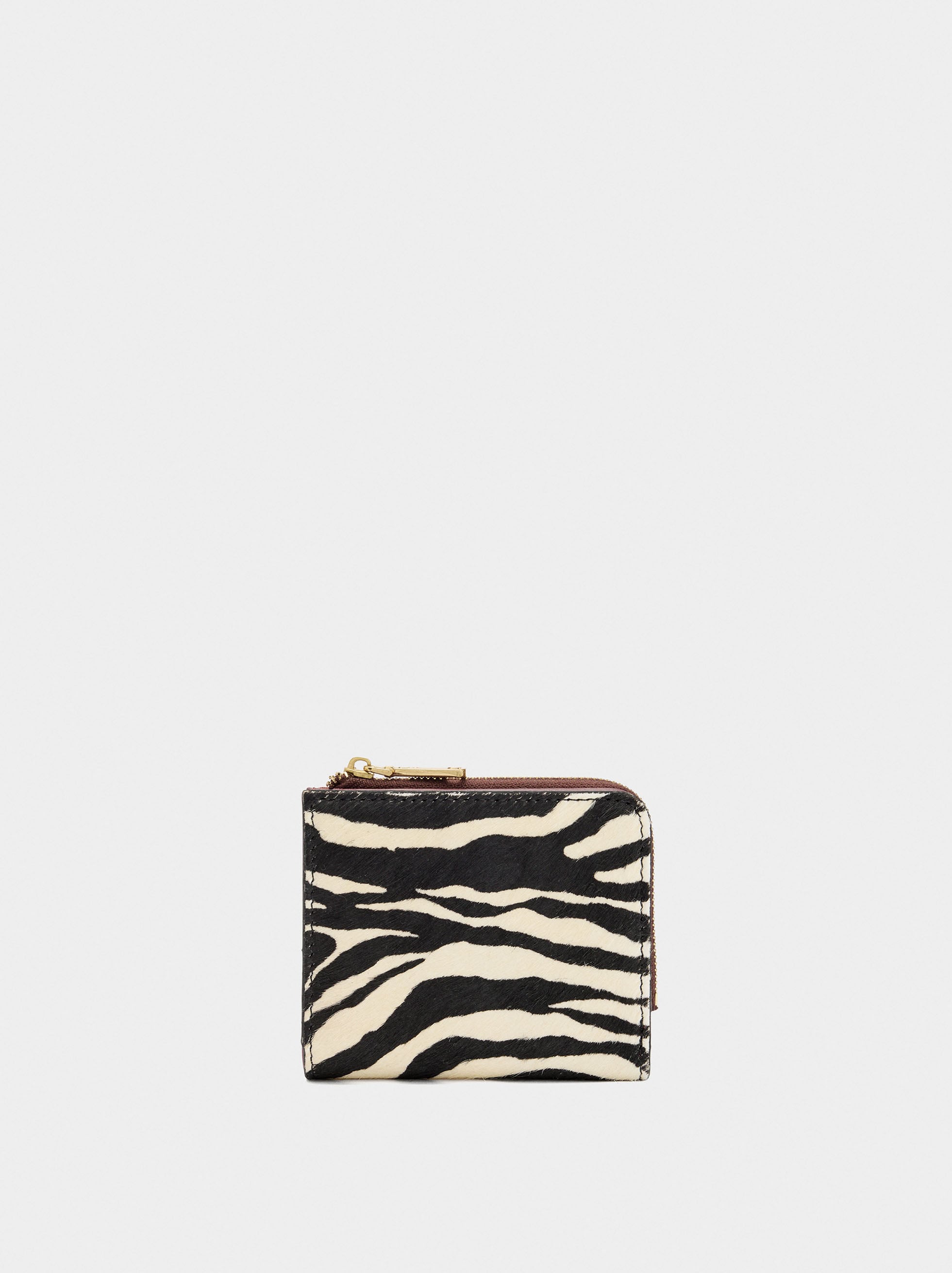 Cartera De Piel Contraste S