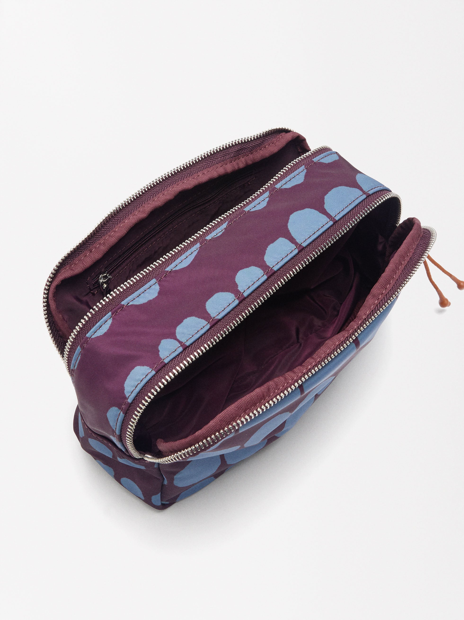 Neceser De Nylon Estampado