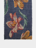 Pañuelo Estampado Floral De Lana