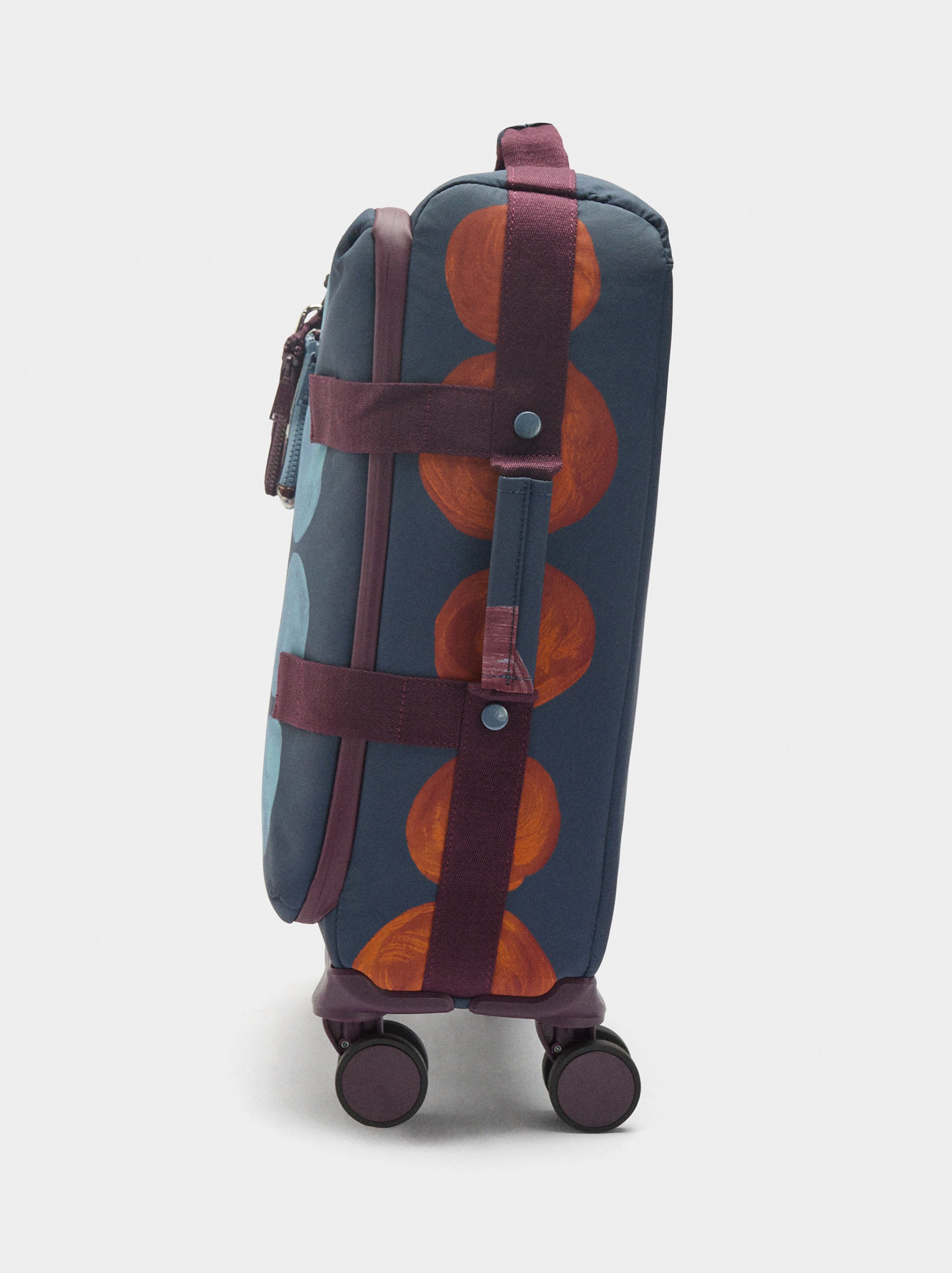 Maleta De Viaje Estampada De Nylon