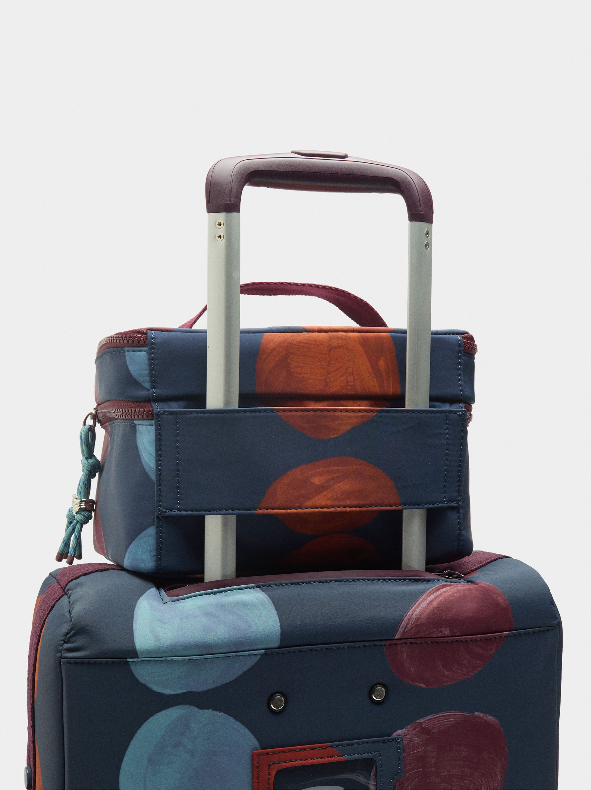 Maleta De Viaje Estampada De Nylon