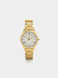 Reloj Redondo Con Pulsera De Acero Inoxidable