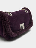 Bolso De Fiesta Bordes Efecto Pelo