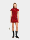 Vestido Corto De Lentejuelas