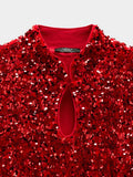 Vestido Corto De Lentejuelas