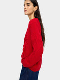 Jersey De Punto Con Flecos Y Relieves