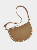 Bolso De Hombro Con Tachuelas Efecto Piel