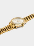 Reloj Redondo Con Pulsera De Acero Inoxidable