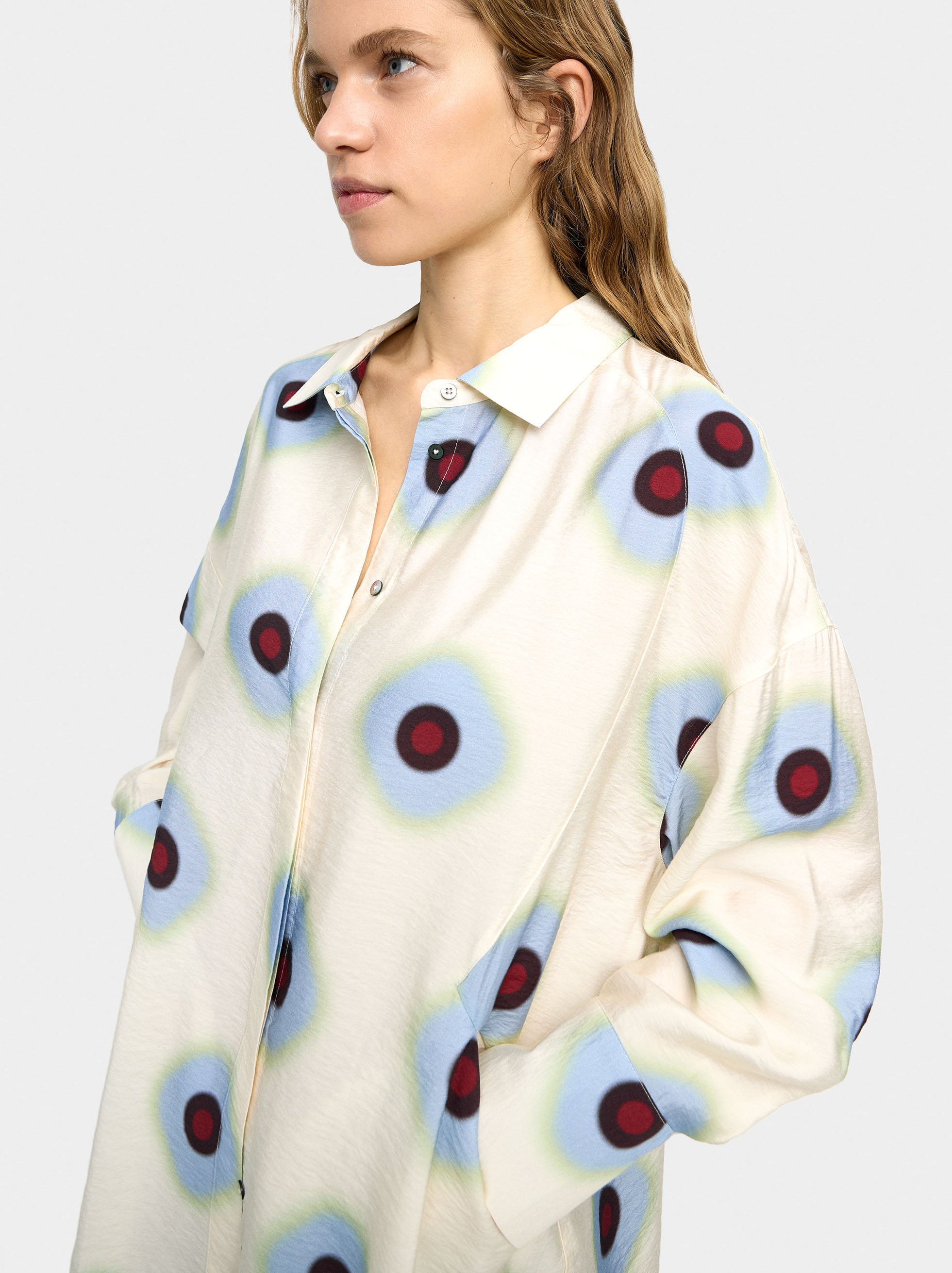 Camisa Estampado De Círculos