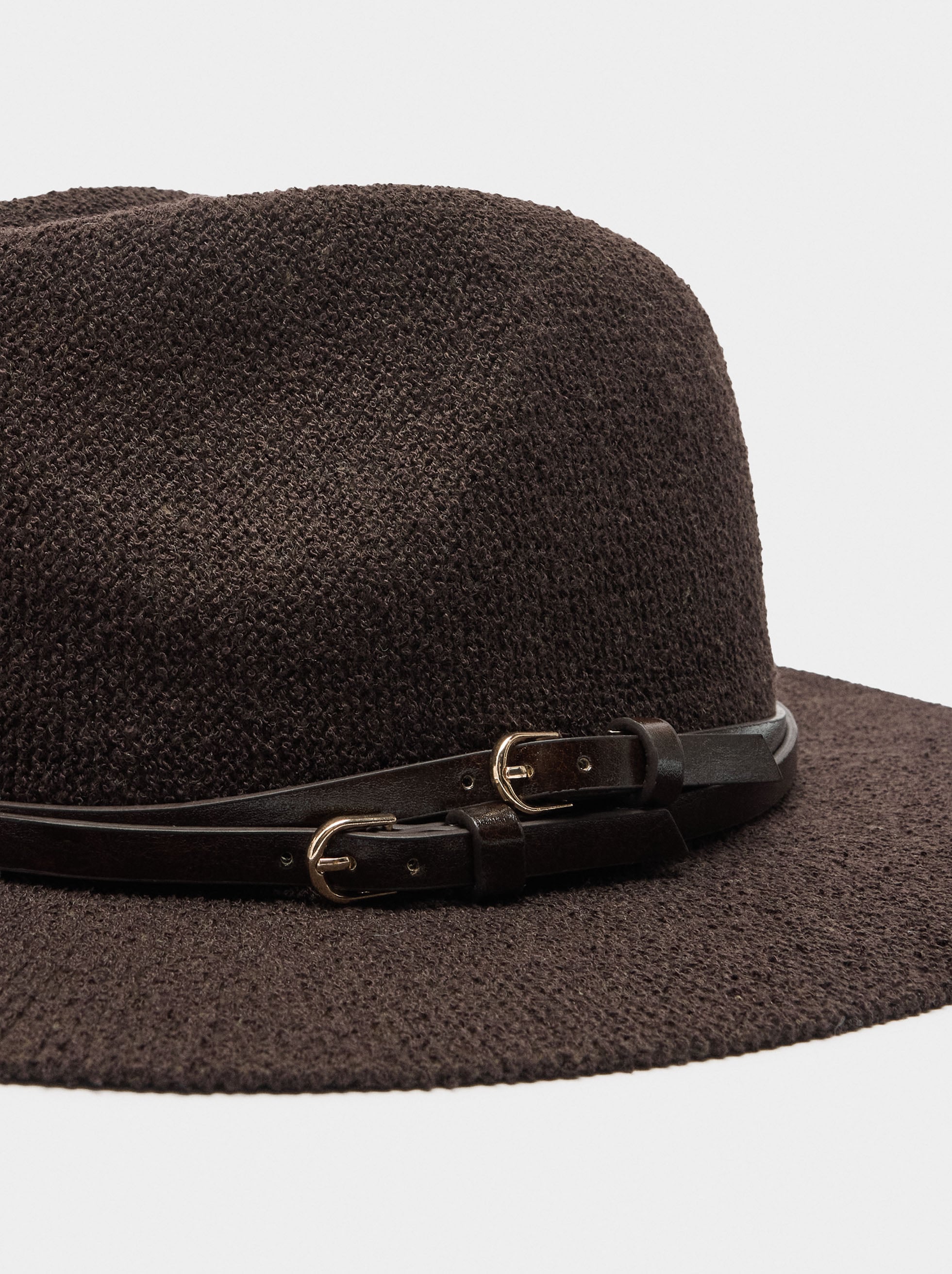 Sombrero De Punto Cinturones Con Hebillas