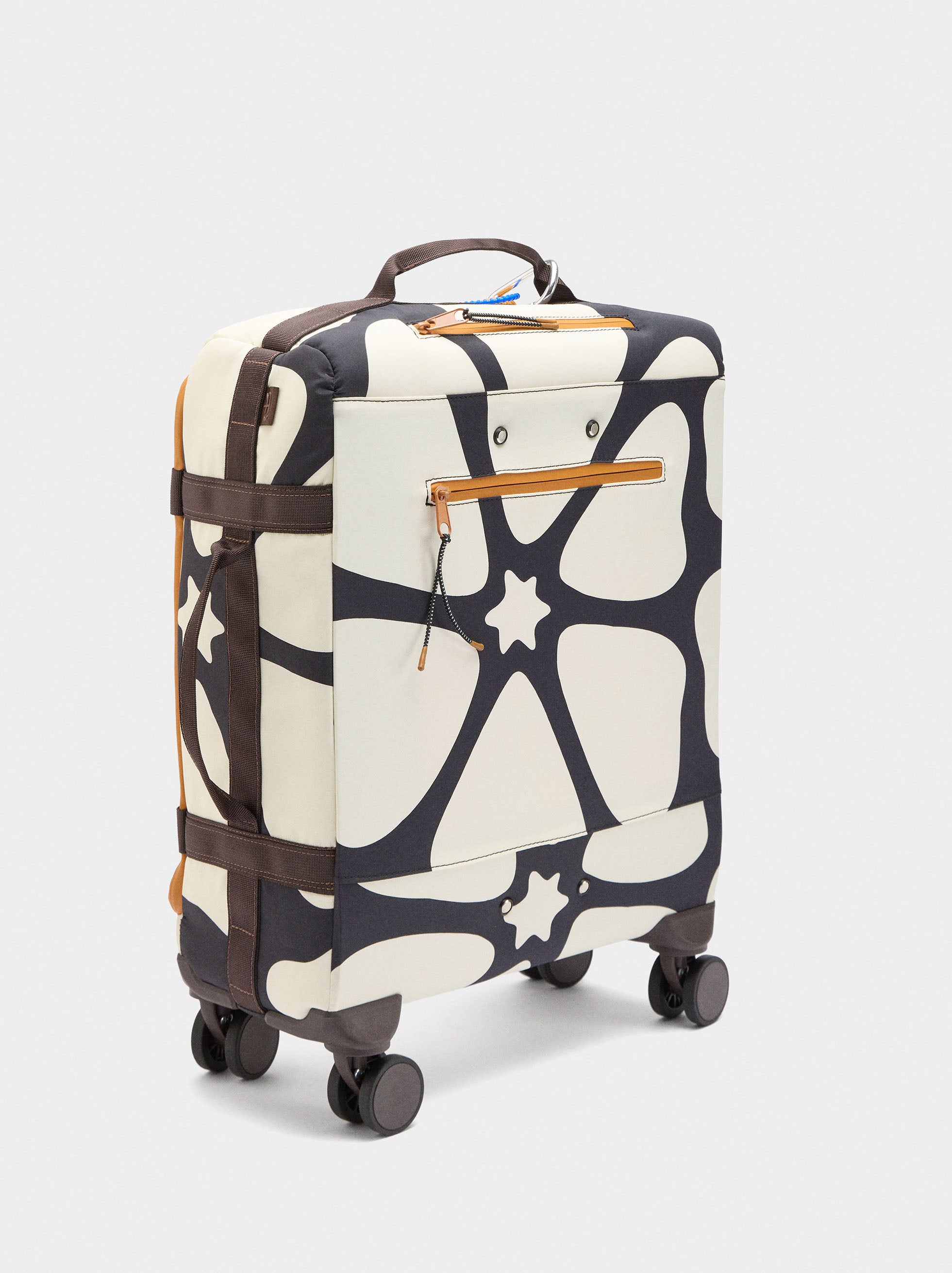 Maleta De Viaje Estampada De Nylon