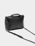 Bolso De Fiesta Con Solapa Efecto Craquelado